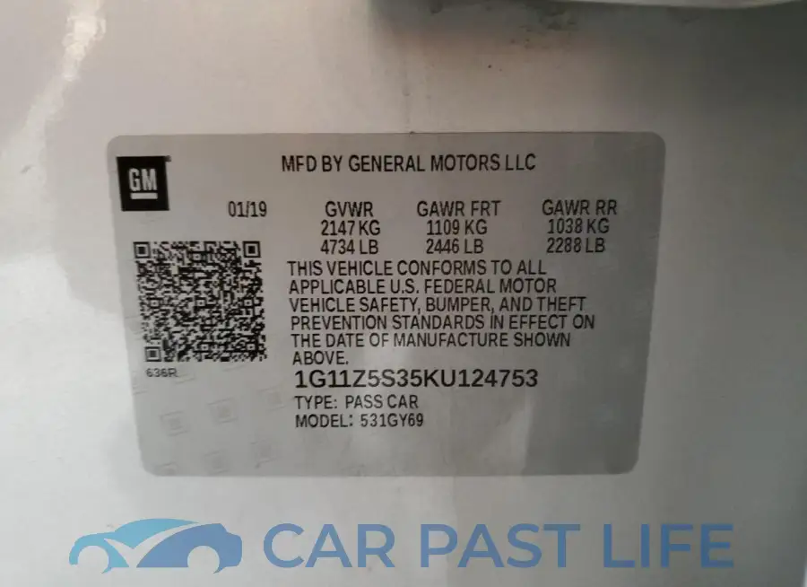 1G11Z5S35KU124753# 12