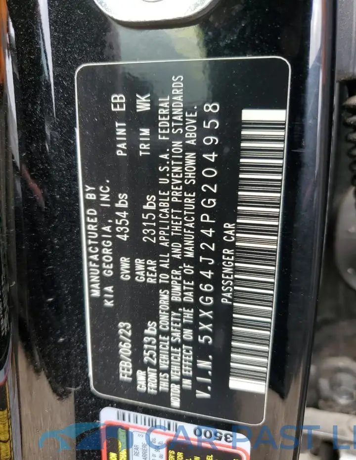 5XXG64J24PG204958# 12