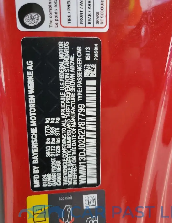 WMW13DJ02R2V87799# 12