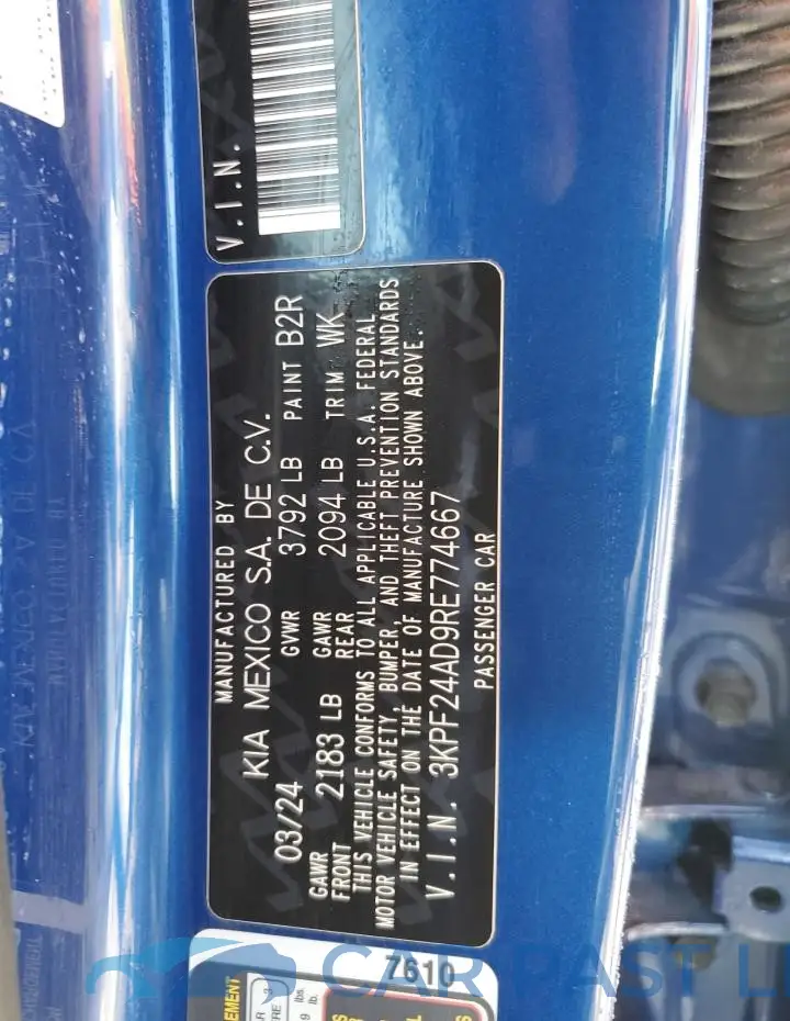3KPF24AD9RE774667# 13