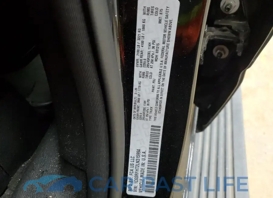 1C6SRFHT2LN315994# 12