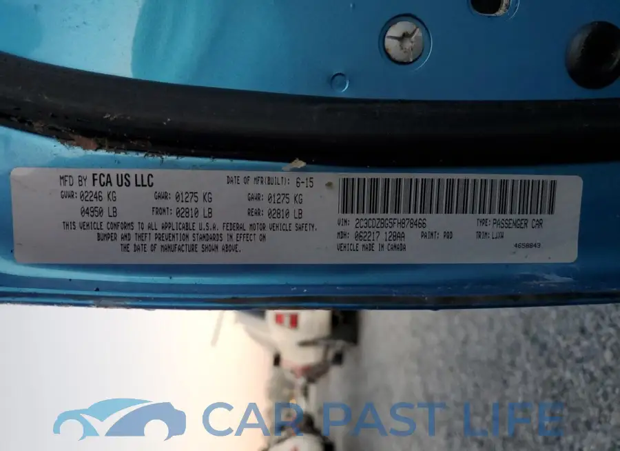 2C3CDZBG5FH878466# 12