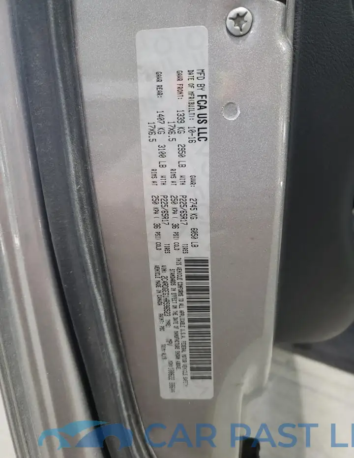 2C4RDGEG1HR596523# 13