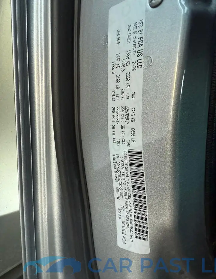2C4RDGEG8LR178775# 10