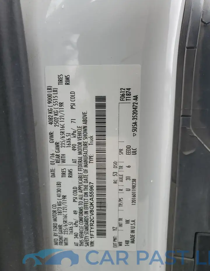 1FTYR2CV8GKA55967# 13
