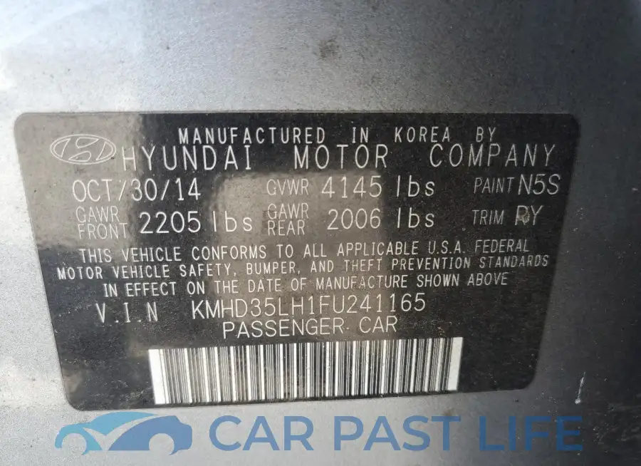 KMHD35LH1FU241165# 13