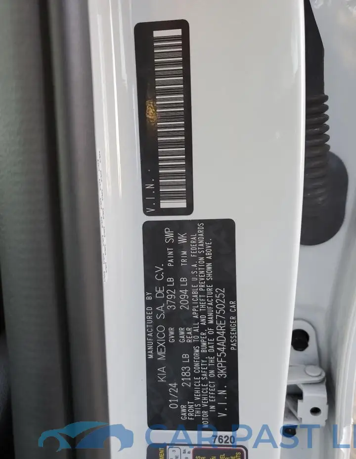 3KPF54AD4RE750252# 13