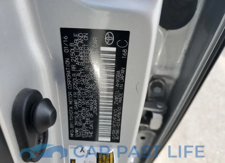 JTDKARFU1G3504425# 13