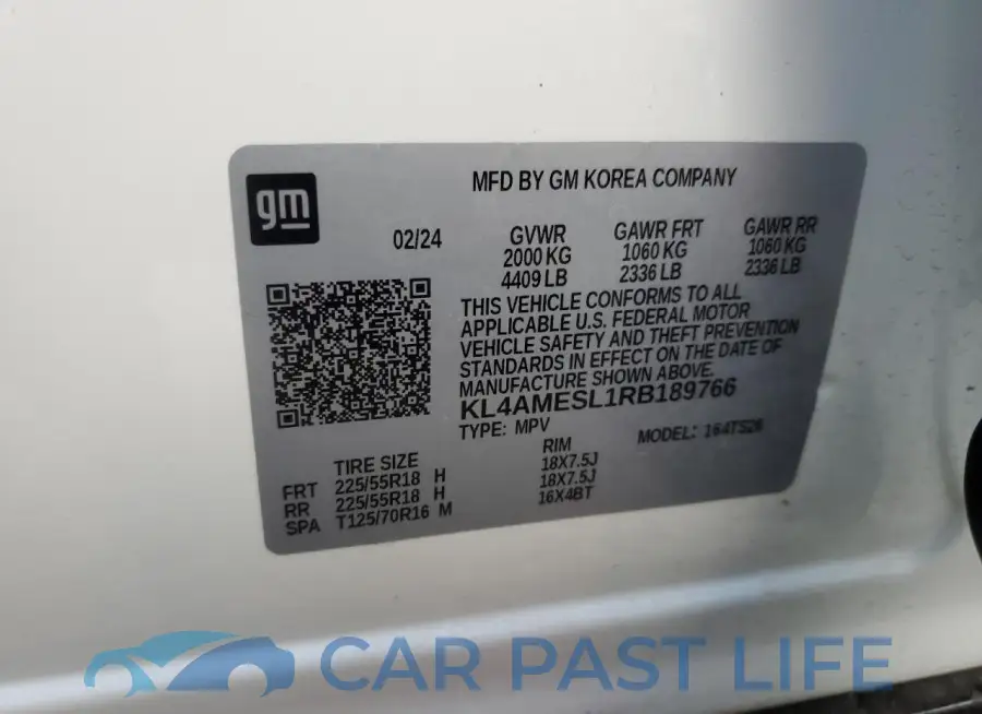 KL4AMESL1RB189766# 14