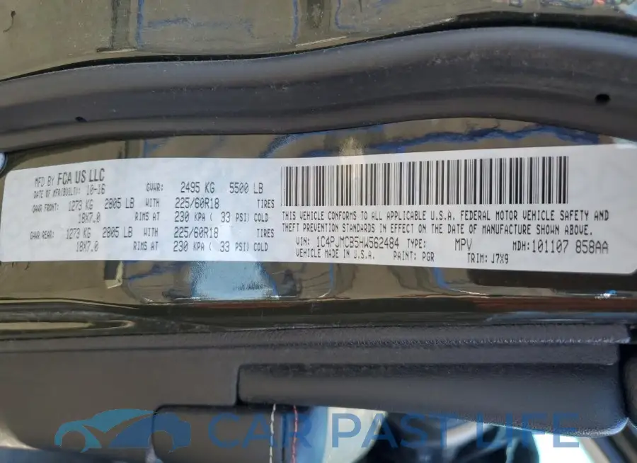 1C4PJMCB5HW562484# 13