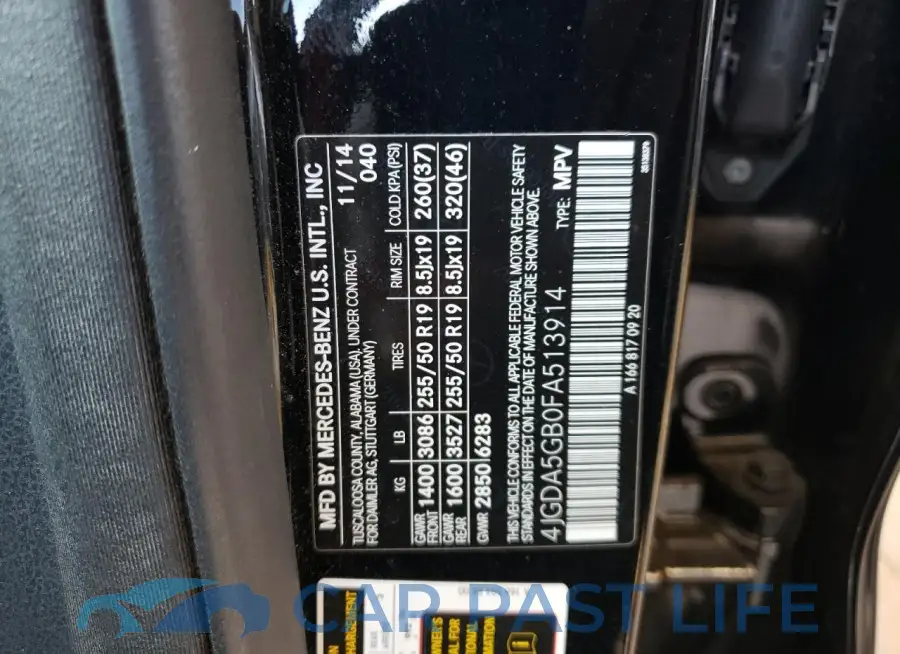 4JGDA5GB0FA513914# 12