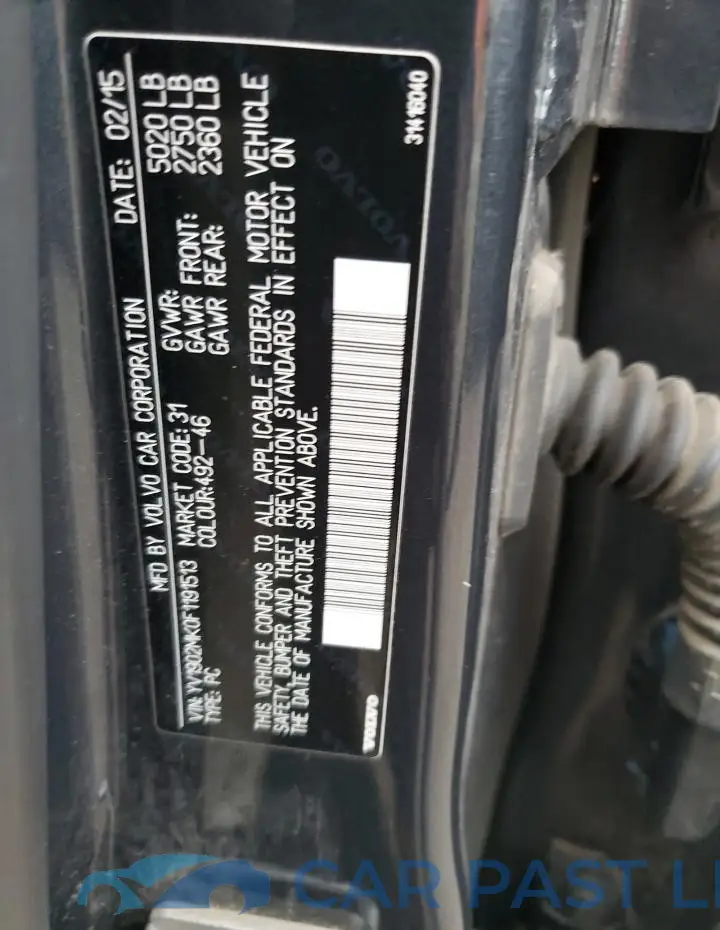 YV1902MK0F1191513# 12