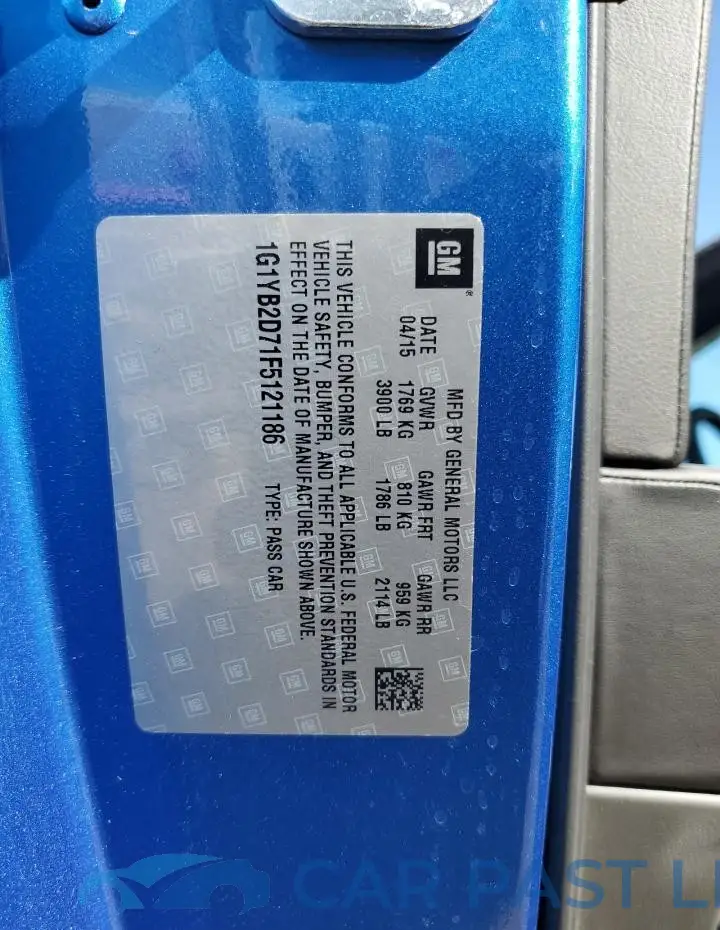 1G1YB2D71F5121186# 12