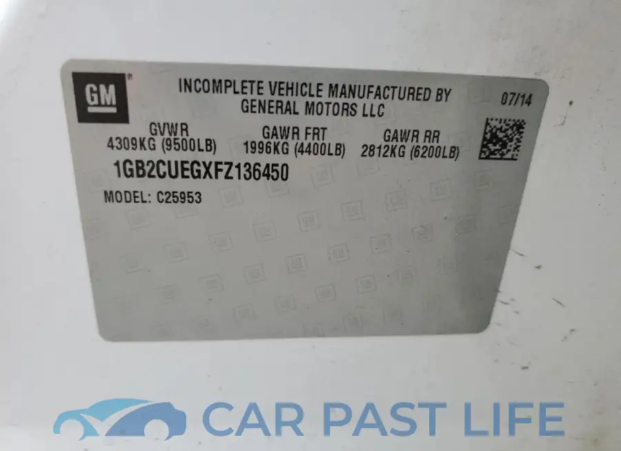 1GB2CUEGXFZ136450# 12