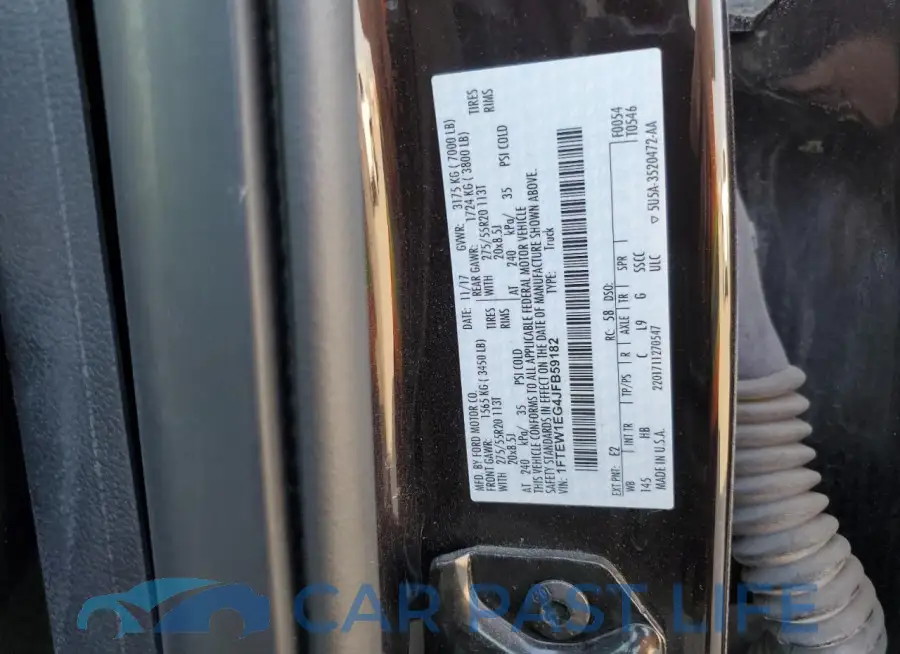 1FTEW1EG4JFB59182# 12