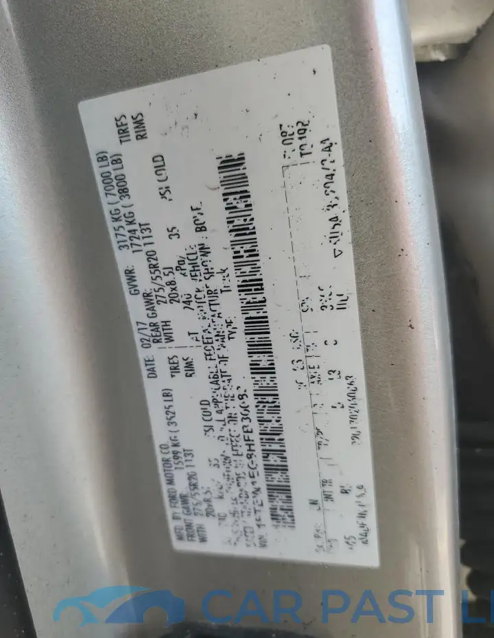 1FTEW1EG8HFB30083# 13