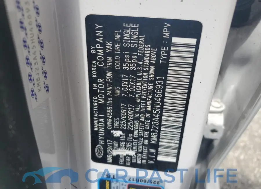KM8J23A45HU466931# 13