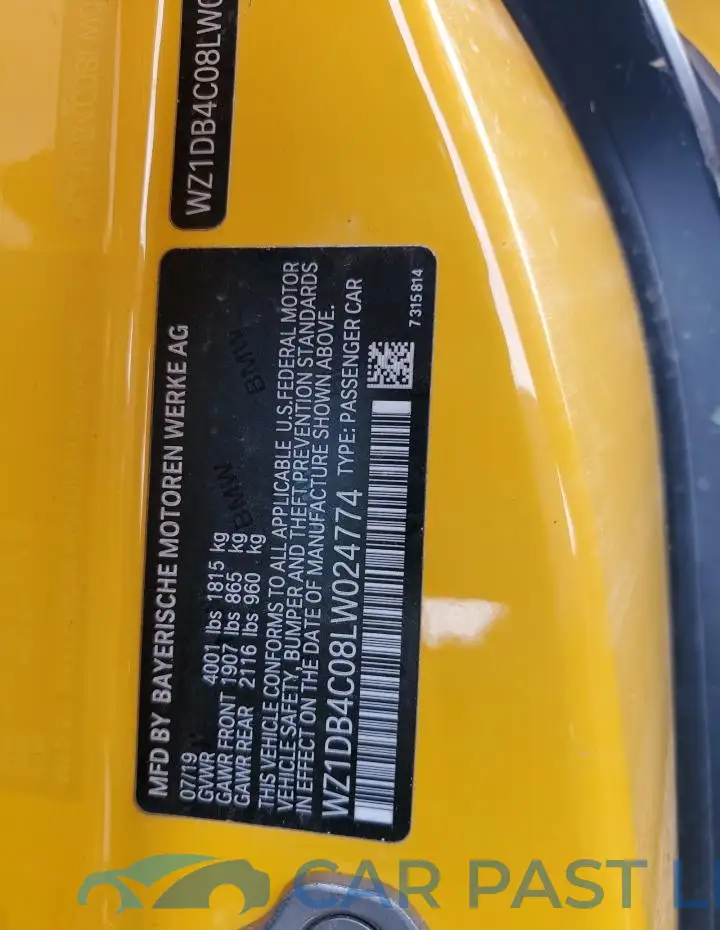 WZ1DB4C08LW024774# 13