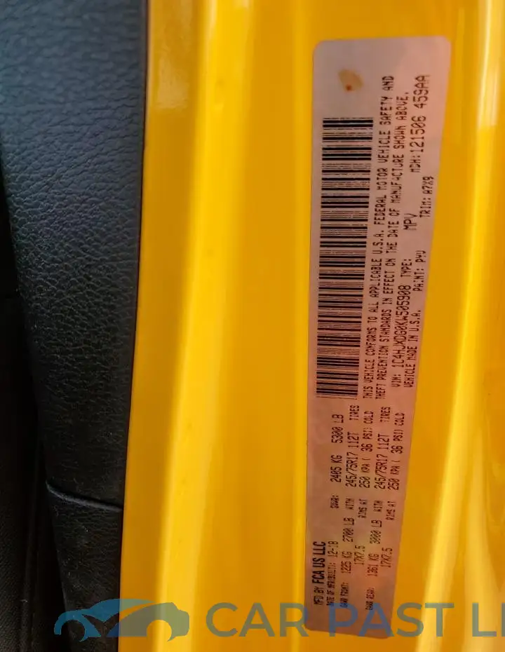 1C4HJXDG0KW505908# 12