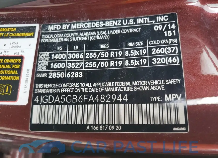 4JGDA5GB6FA482944# 14