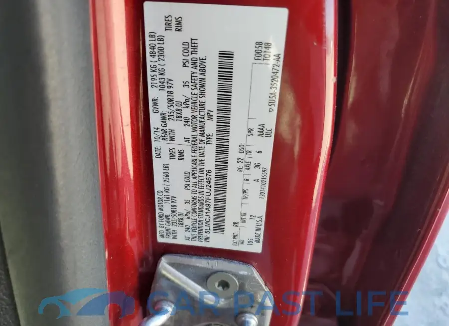 5LMCJ1A97FUJ24676# 12
