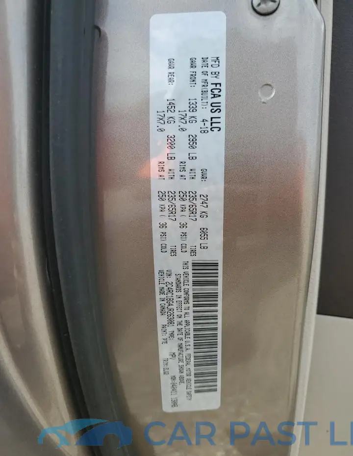 2C4RC1BG4JR263081# 13
