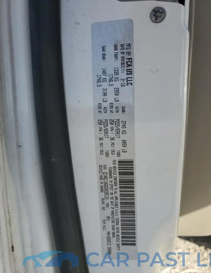 2C4RC1BG6GR295121# 13