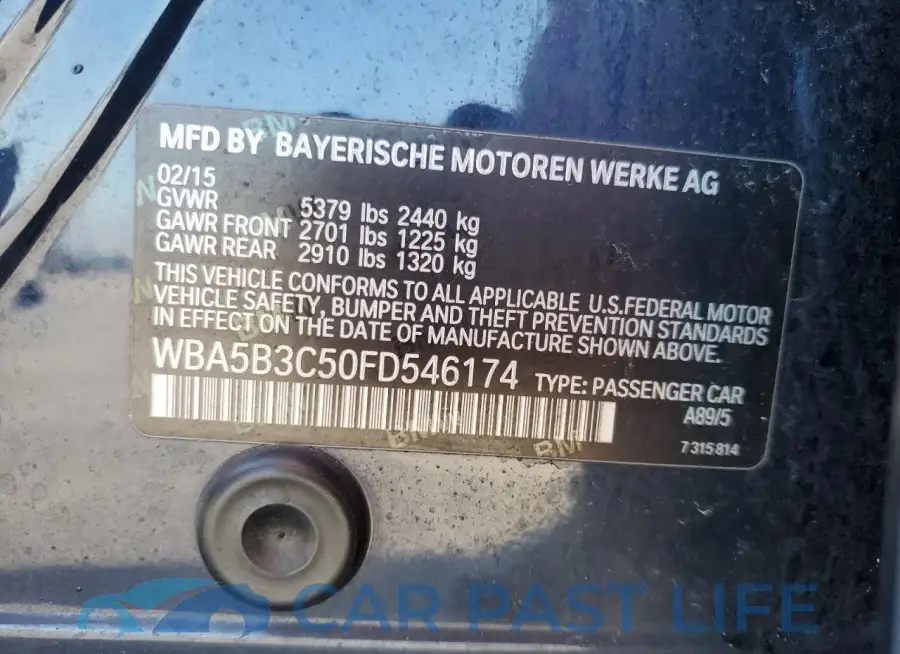 WBA5B3C50FD546174# 13