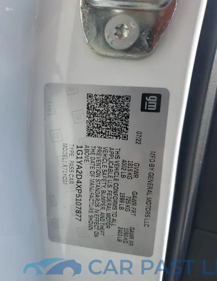 1G1YA2D4XP5107877# 13