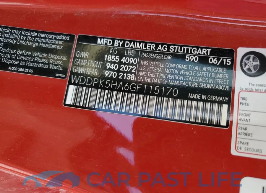 WDDPK5HA6GF115170# 12
