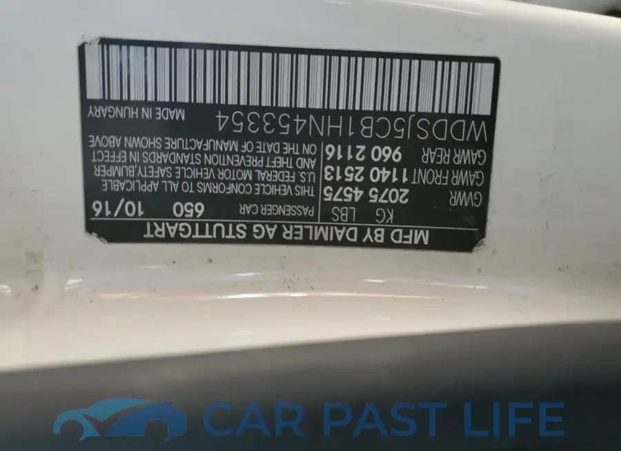 WDDSJ5CB1HN453354# 12