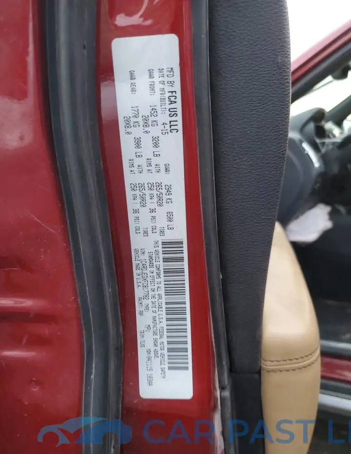 1C4RDJEGXFC817782# 13