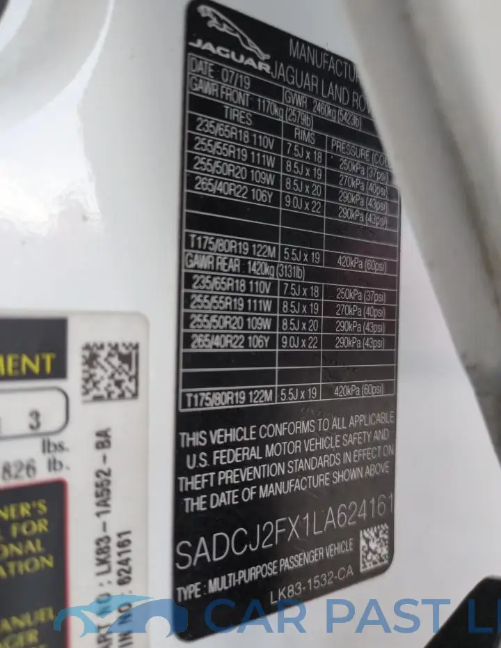 SADCJ2FX1LA624161# 14