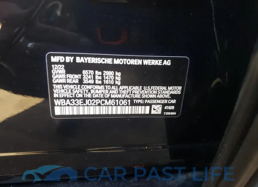 WBA33EJ02PCM61061# 12