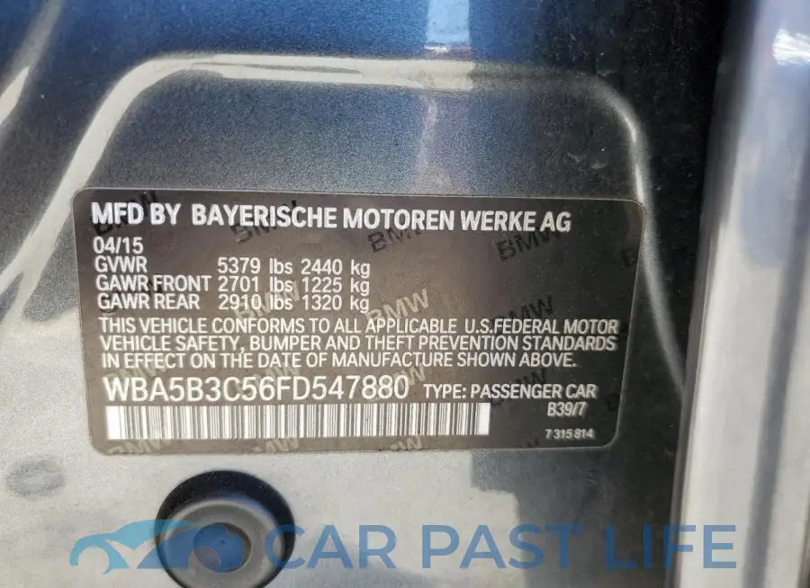 WBA5B3C56FD547880# 12