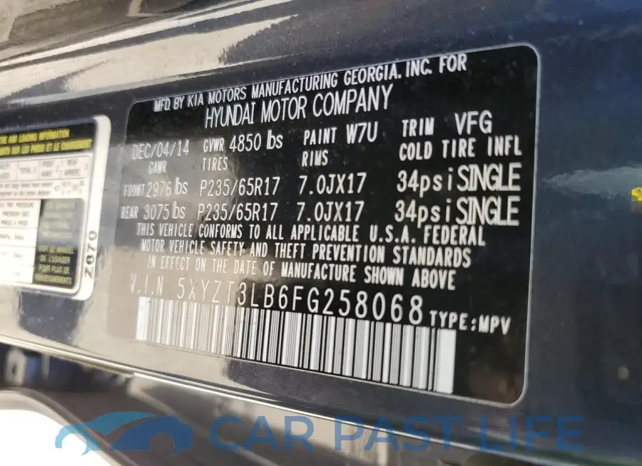 5XYZT3LB6FG258068# 13
