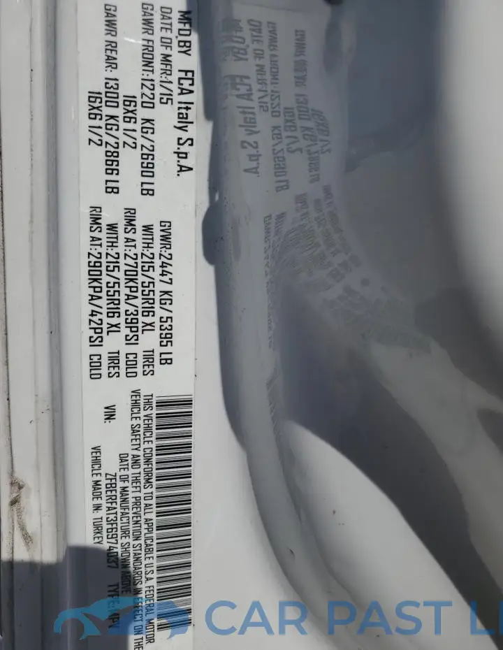 ZFBERFAT3F6974037# 13