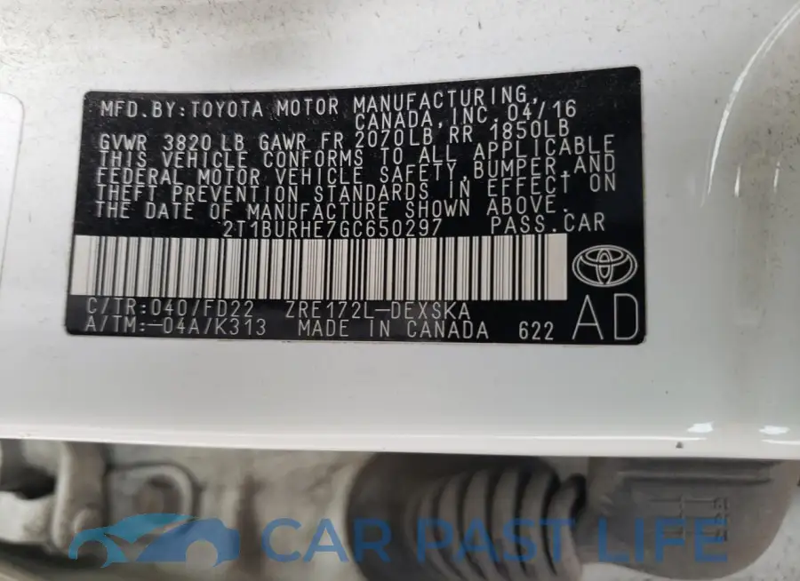 2T1BURHE7GC650297# 12