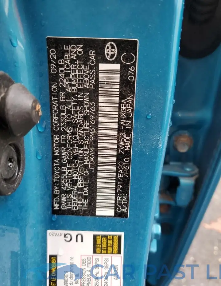 JTDKAMFP9M3169763# 12