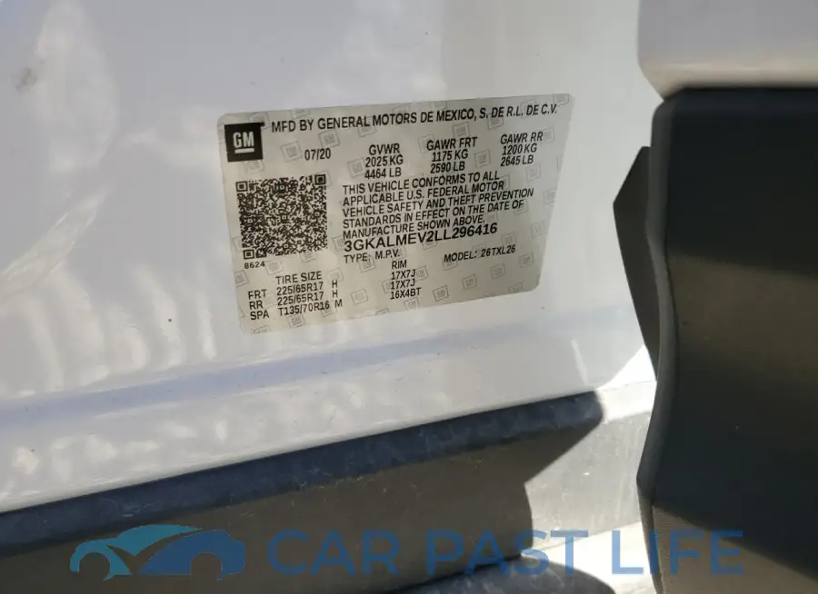 3GKALMEV2LL296416# 13