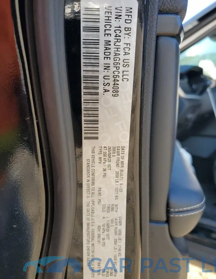 1C4RJHAG6PC644089# 13