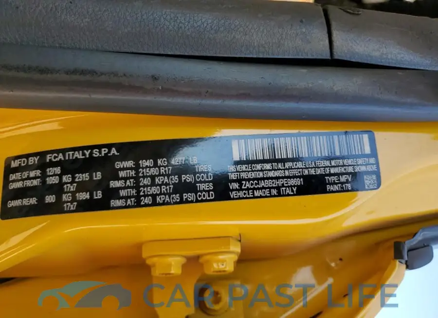 ZACCJABB2HPE98691# 13