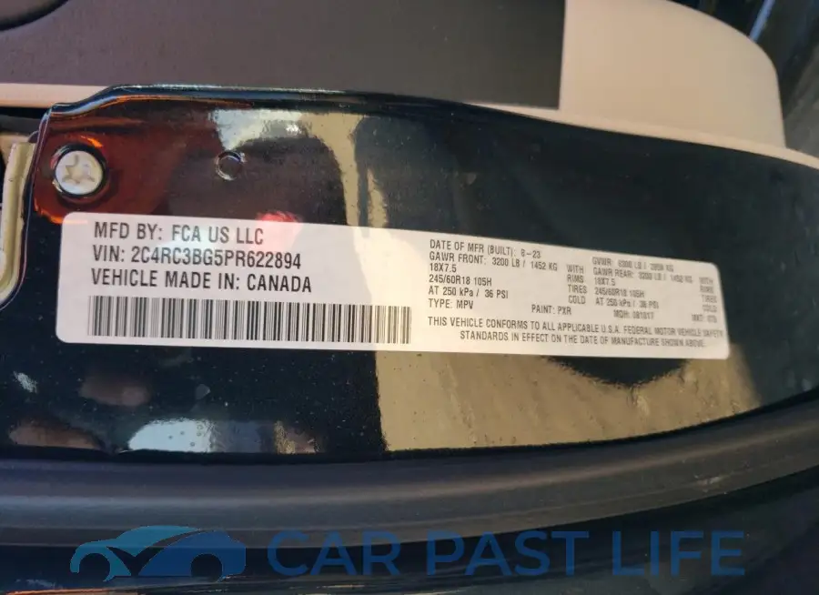 2C4RC3BG5PR622894# 13