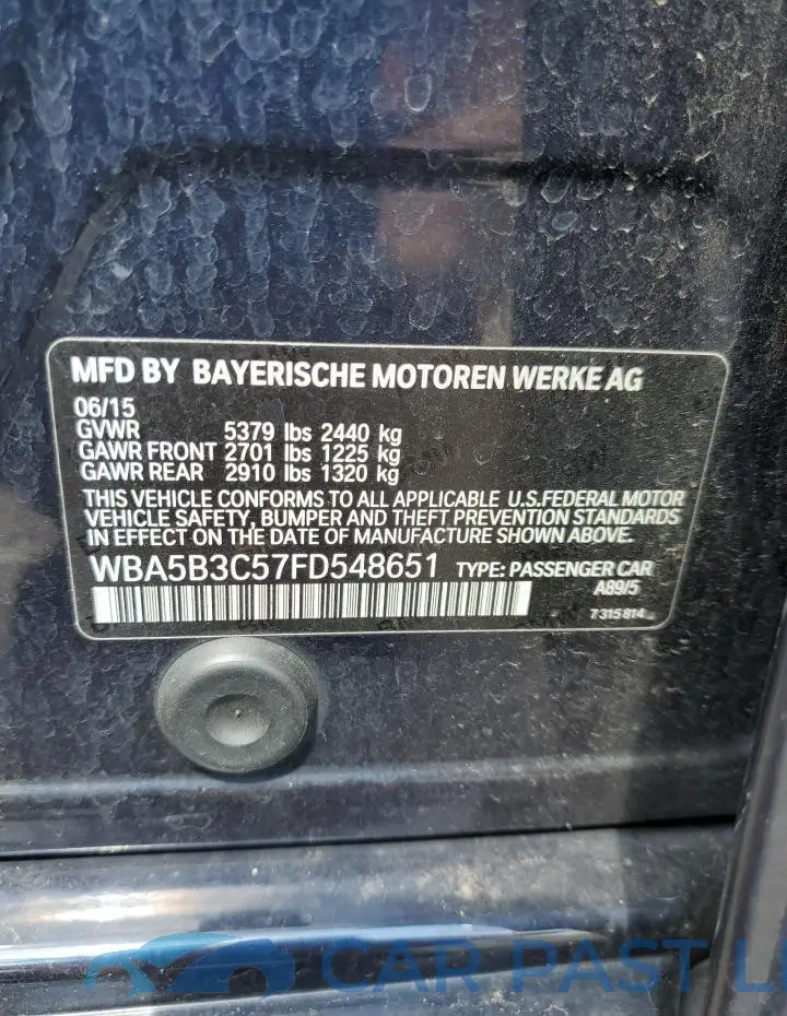 WBA5B3C57FD548651# 12