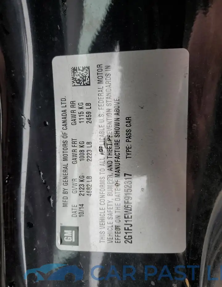 2G1FJ1EW6F9152317# 13