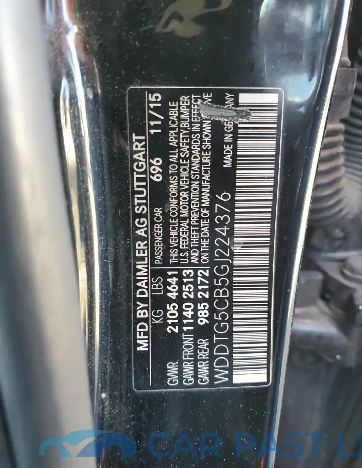 WDDTG5CB5GJ224376# 12