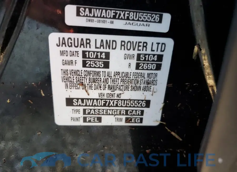 SAJWA0F7XF8U55526# 13