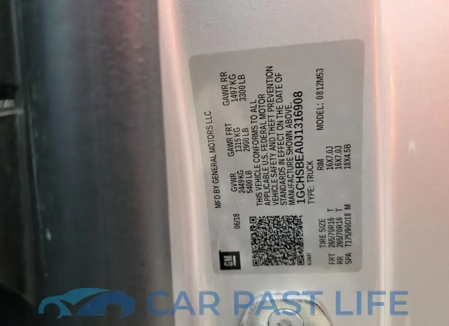 1GCHSBEA0J1316908# 12