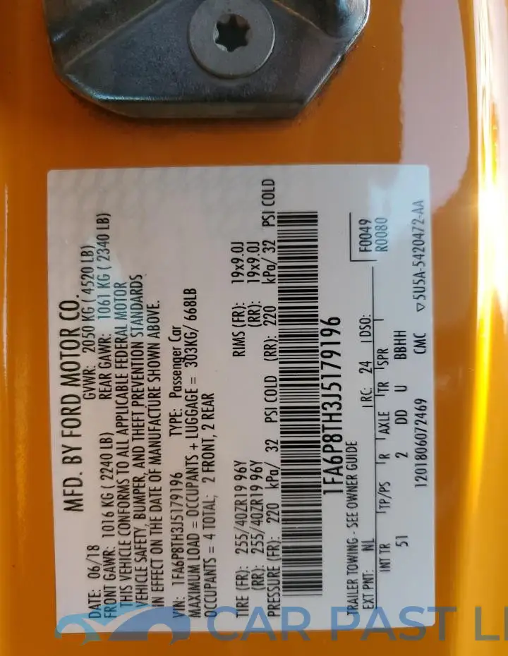 1FA6P8TH3J5179196# 13