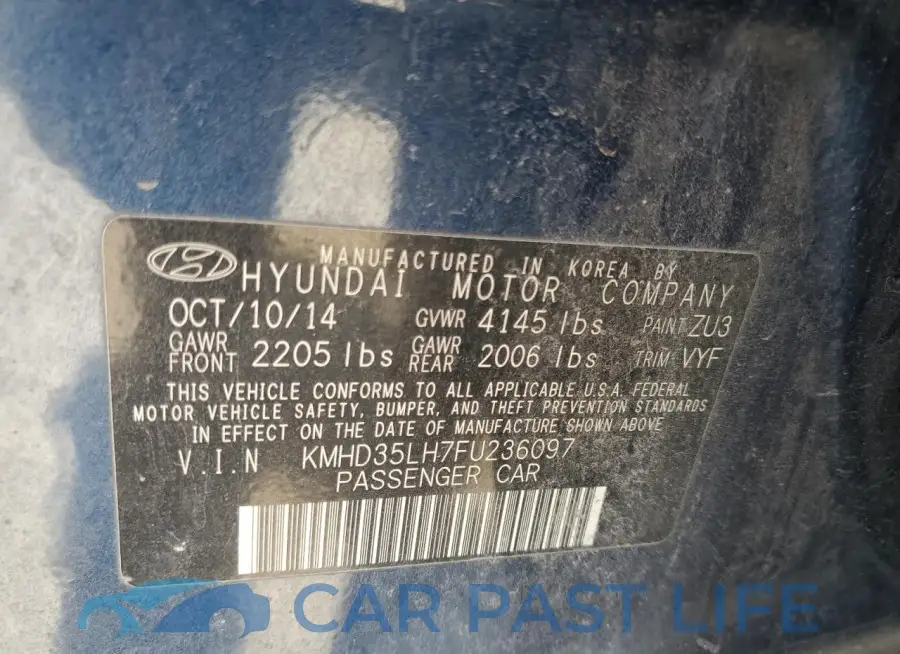 KMHD35LH7FU236097# 12